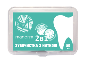 3878846048_zubochistka-z-osvizhayuchoyu Зубочистка з освіжаючою ниткою Manorm 50шт