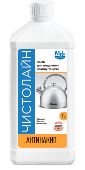 3884202279_zasib-dlya-vidalennya Засіб для видалення накипу та іржі Чистолайн Антинакип 1л