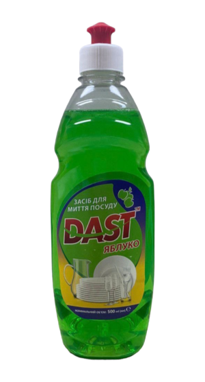 6106246533_zacib-dlya-mittya Зaciб для миття посуду DAST Яблуко 500 мл
