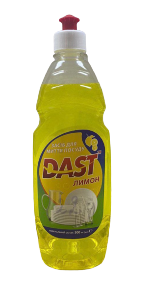 Зaciб для миття посуду DAST Лимон 500 мл