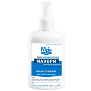 6940537740_zasib-dezinfektsijnij-manorm Засіб дезінфекційний Манорм MDM 100мл