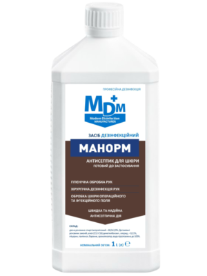 Засіб дезінфекційний Манорм з барвником 1л