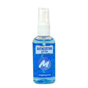 7071460611_antiseptik-sprej-zasib Антисептик спрей, засіб дезінфекційний Aquamarine Manorm 50мл